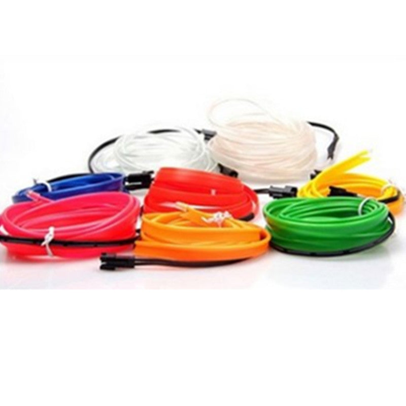 Tira de luces LED para coche, decoración de neón, 12 V, impermeable, USB